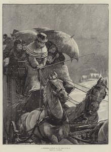 Eskiden yaptığımız gibi bir Noel Yolculuğu by Alfred Edward Emslie